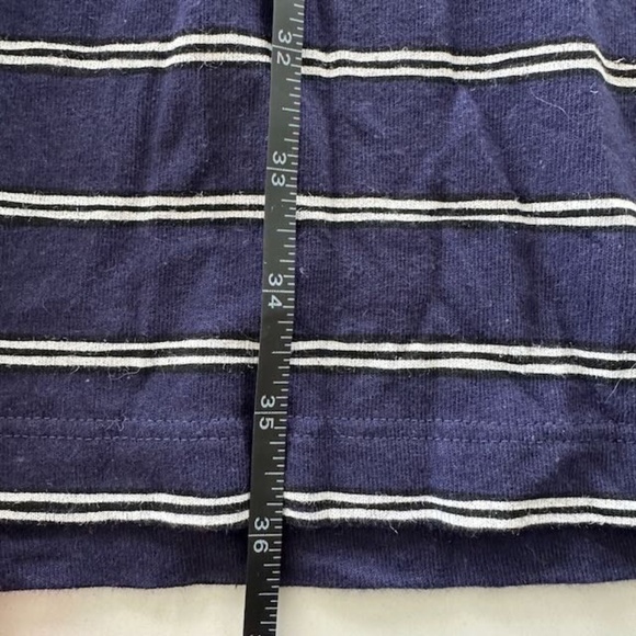 Lacoste Fitted Polo Dress In Blue Stripe Sz. 40 (M) - Picture 8 of 9